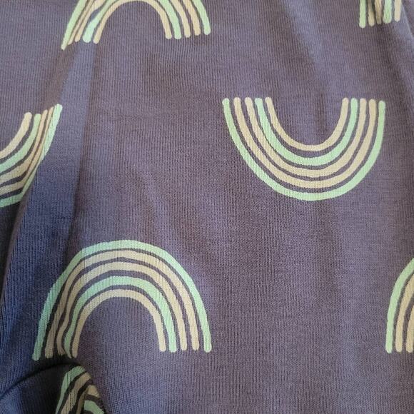 Okie Dokie Rainbow "You Make the World More Colorful" 2 Pc Outfit Blue 12 Month - Picture 6 of 7